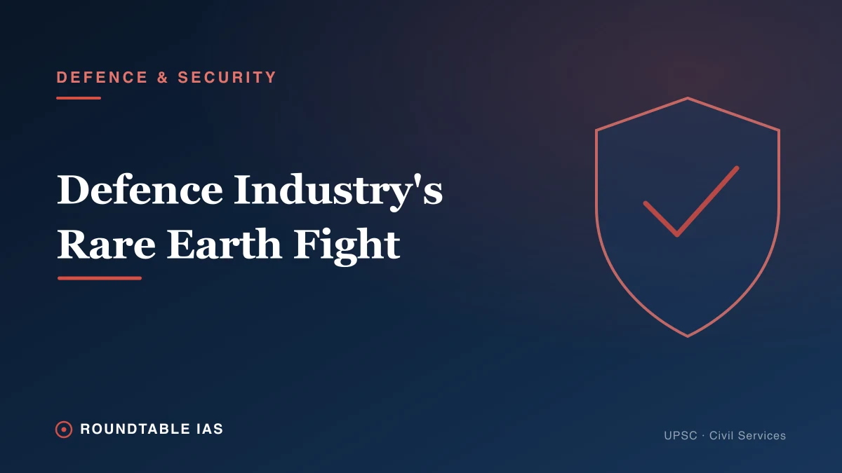 How Defence Industries Are Rewiring Supply Chains After China's Rare Earth Controls