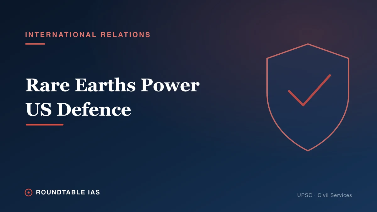 How Rare Earths Power US Defence: Inside the F-35, Destroyers, and Submarines