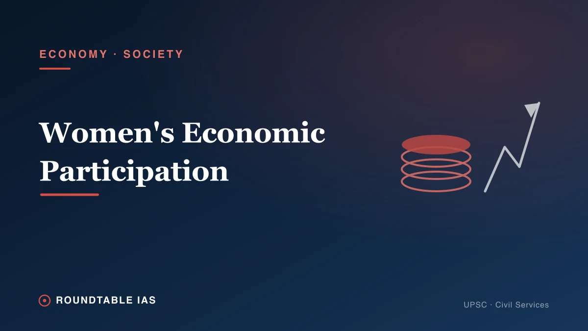 Women's Economic Participation in India: The GDP Opportunity Being Left on the Table