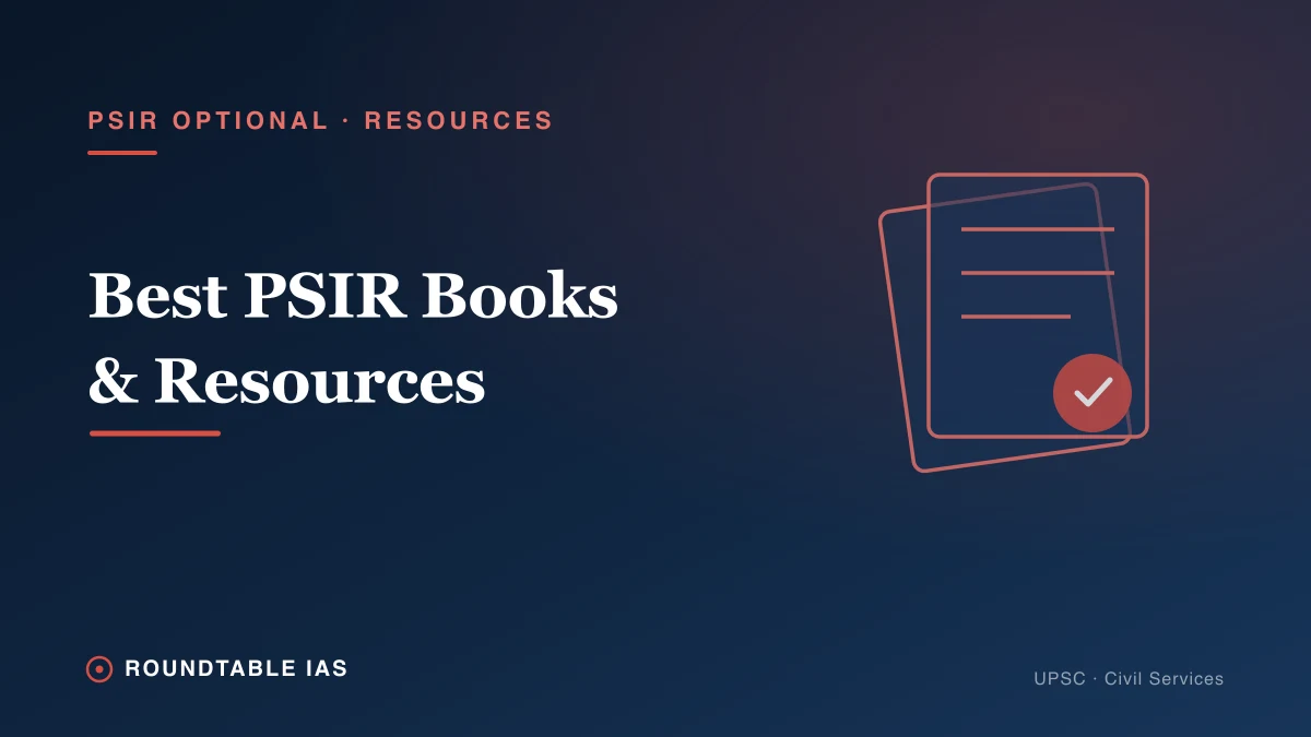 Best PSIR Books and Resources for UPSC 2027
