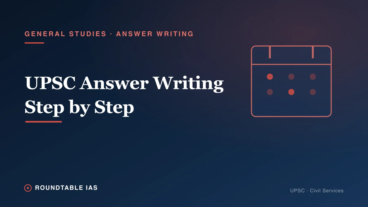 UPSC Answer Writing Practice: A Step-by-Step Guide